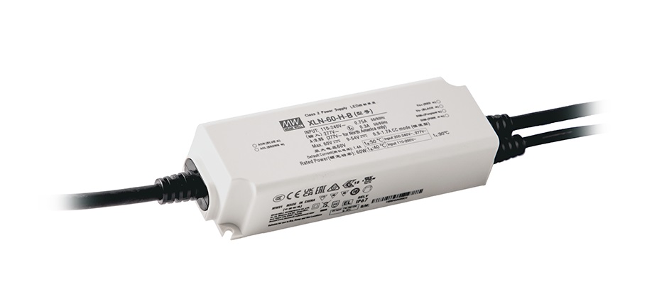 Impulsinis maitinimo šaltinis LED 24V 2.5A,  60W,  DALI2, Push dimming, IP67, MEAN WELL