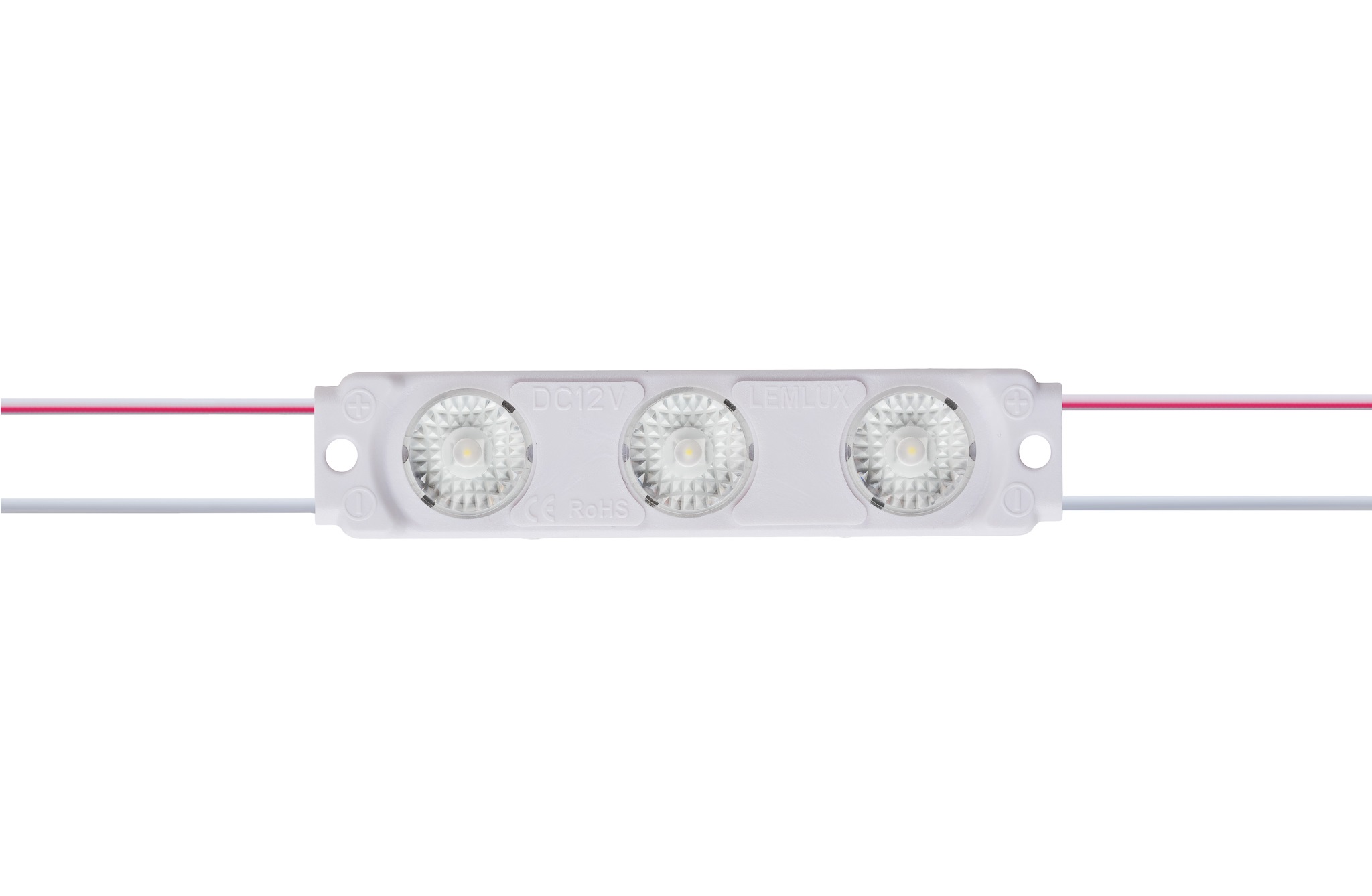 LED modulis 24V 1.5W, 186lm, šaltai balta 6500K, 170°, IP67, LEMLUX
