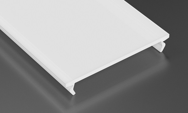 Dangtelis PMMA baltas, profiliams LUMINES WIDE, 2.02m