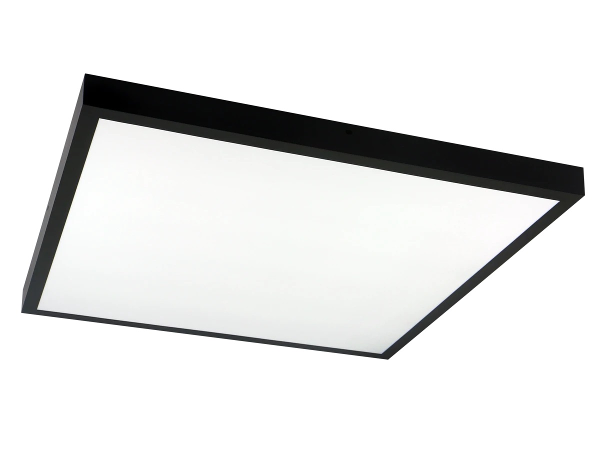LED panelė 40W 4000K 4000lm, 60x60, paviršinė - įleidžiama 2in1 juoda