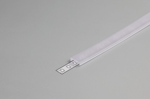 LED profilio dangtelis C click profiliui ARC12 , 2m, baltas, TOPMET
