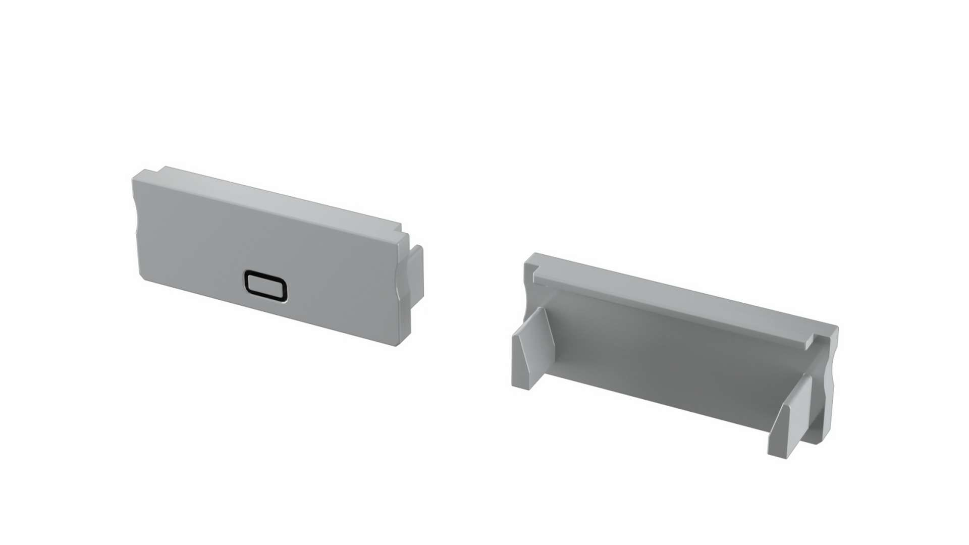 LED profilio DUAL aklė, pilka, 1vnt