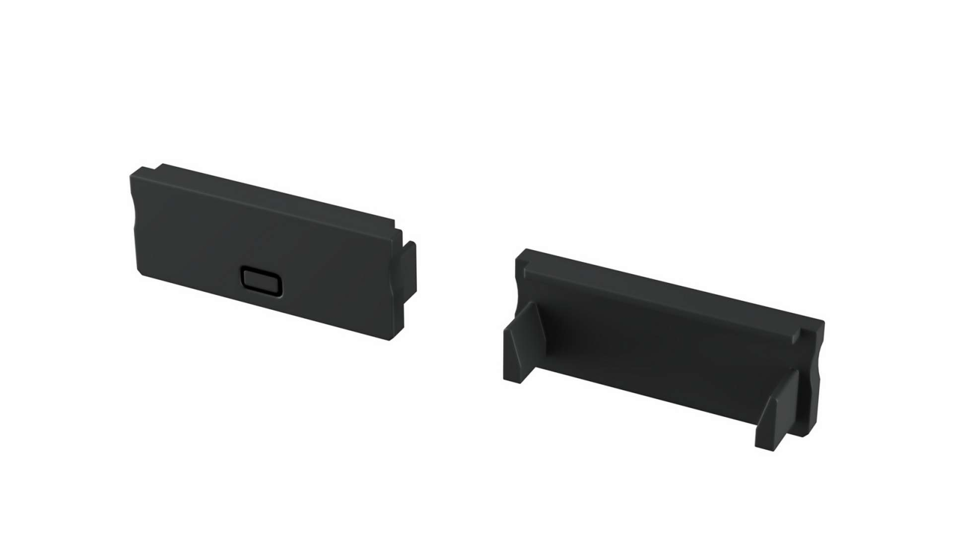 LED profilio DUAL aklė, juoda, 1vnt.
