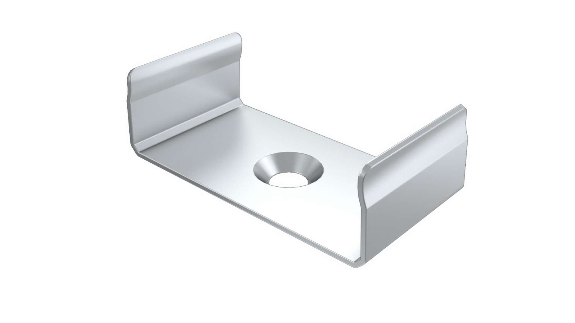 LED profilio DUAL tvirtinimo elementas, metalinis