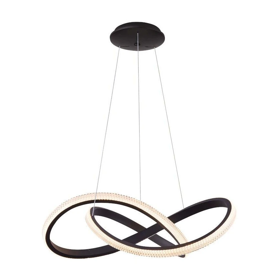 Pakabinamas šviestuvas Infinity Juodas + pultelis