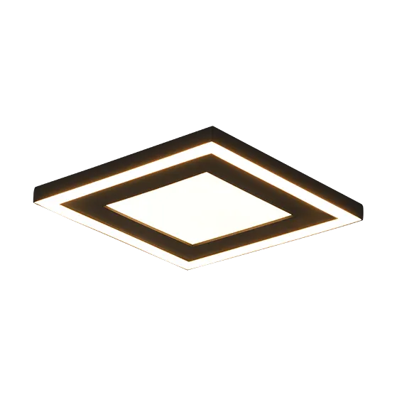 Lubinis LED šviestuvas Carus SQ20 juodas