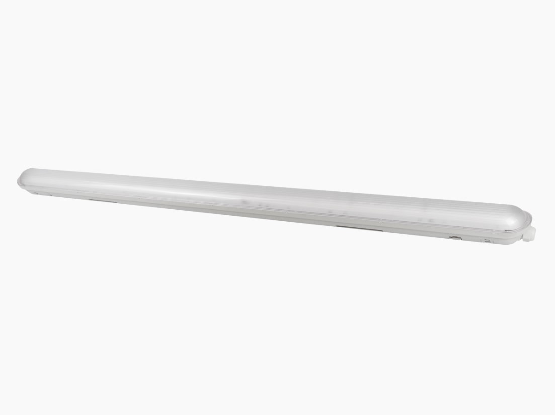 Hermetinis šviestuvas TRI-PROOF, 230Vac, 80W, 150lm/W, 12 000lm, 148cm, IP65, IK08, 4000K, LINKER