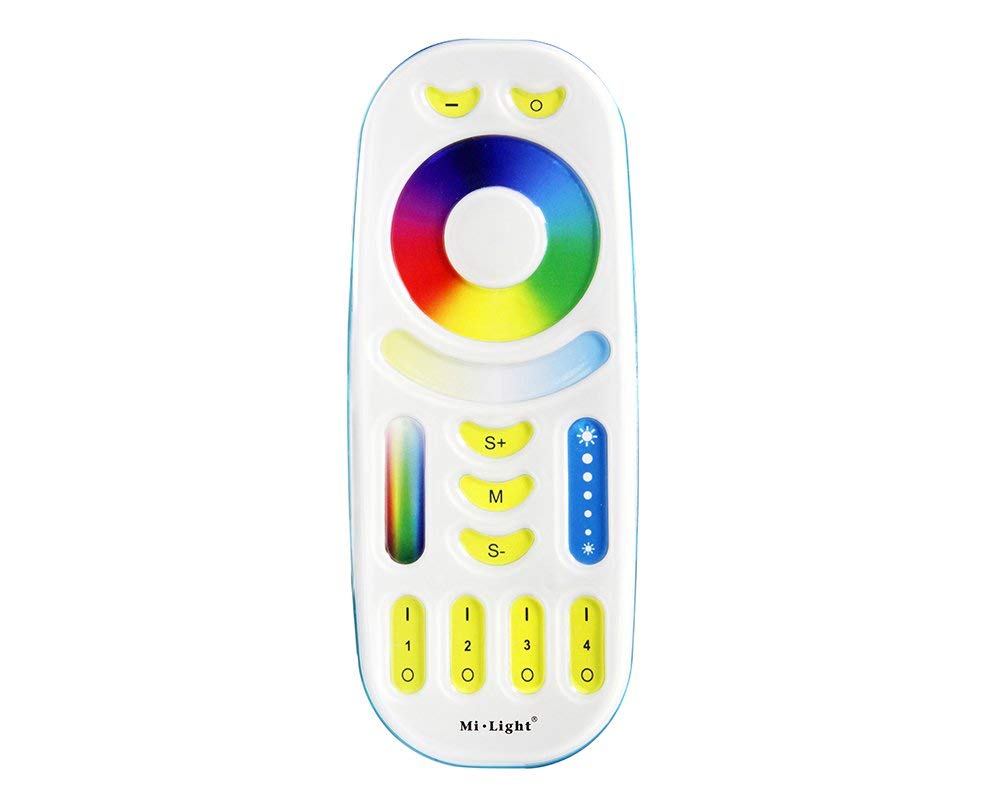 LED sistemos Mi Light valdymo pultelis RGB +Šiltai/šaltai balta, 4 zonų, Mi Light