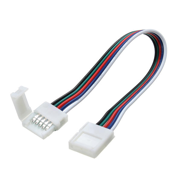 LED juostų RGBW 12mm sujungimas, užspaudžiamas, su 15cm laidu