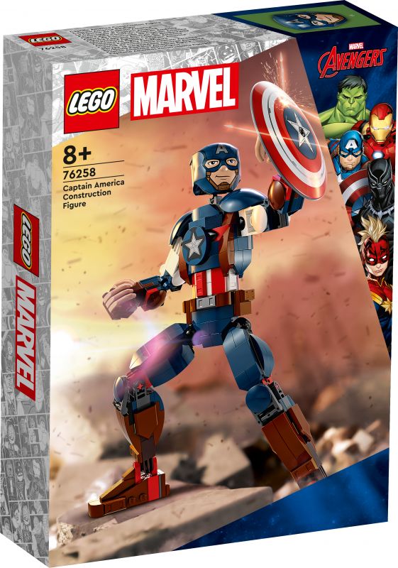 LEGO Super Heroes Kapitono Amerikos konstruojama figūrėlė 76258