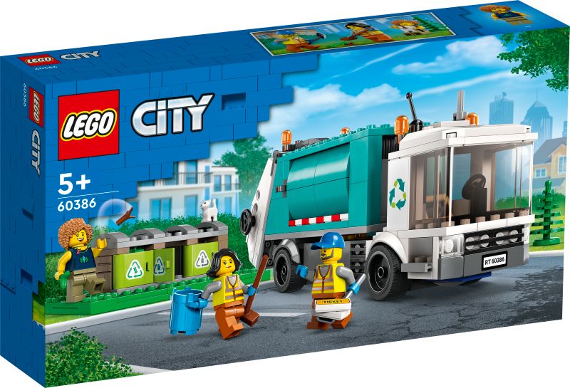 Šiukšlių perdirbimo sunkvežimis LEGO® City 60386