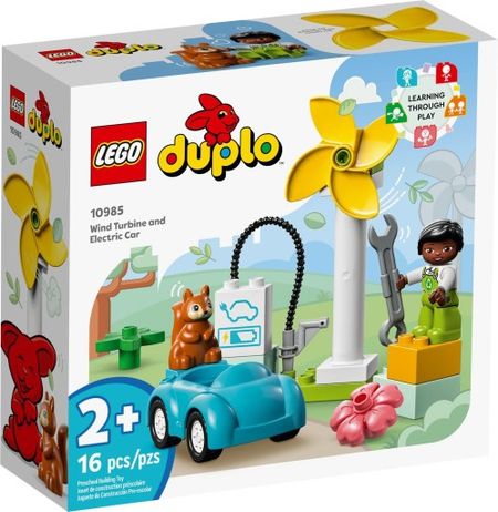 LEGO DUPLO Vėjo turbina ir elektromobilis 10985