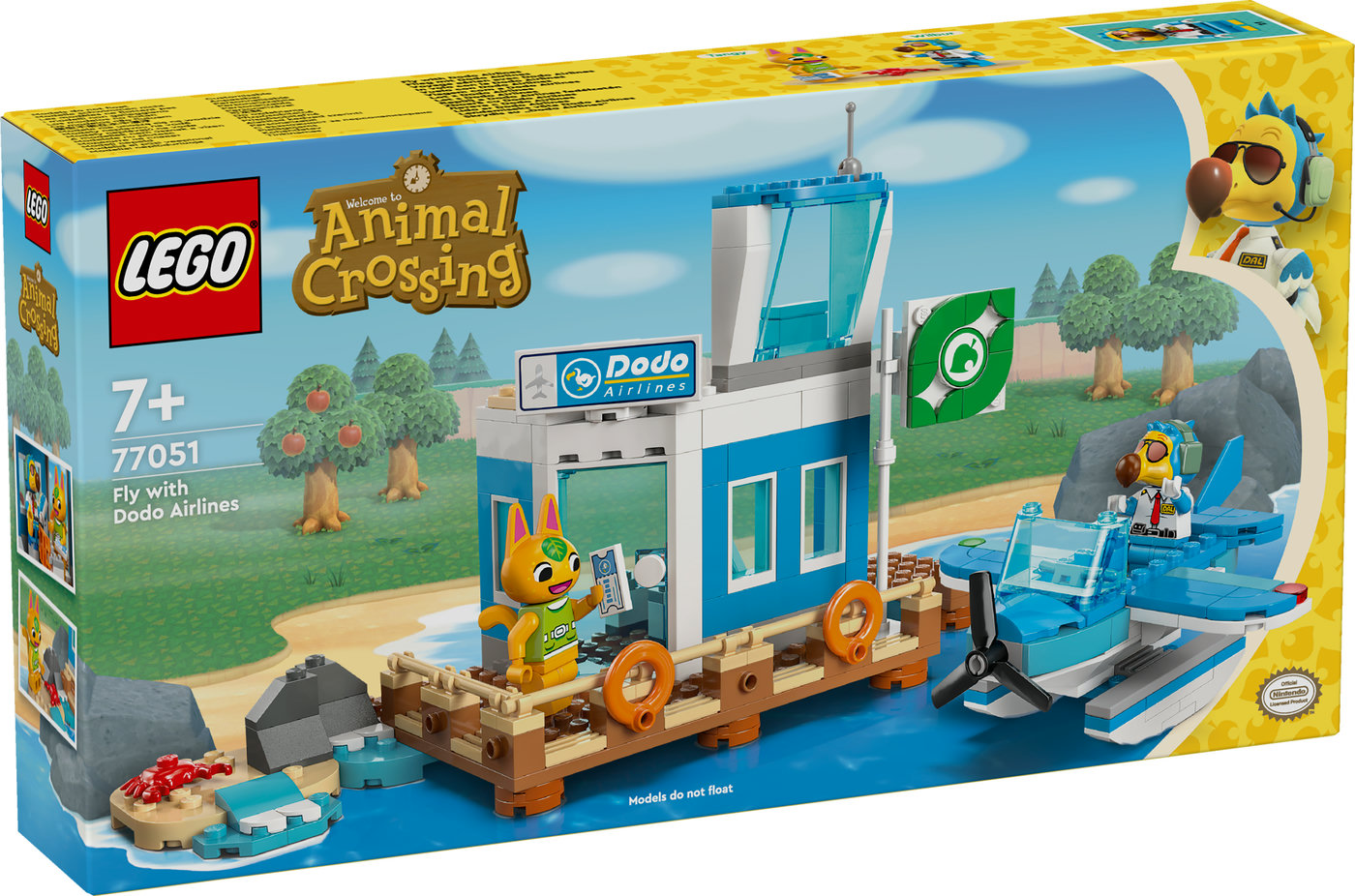 LEGO® Animal Crossing™ Skrydis su „Dodo Airlines“ Žaislas 77051