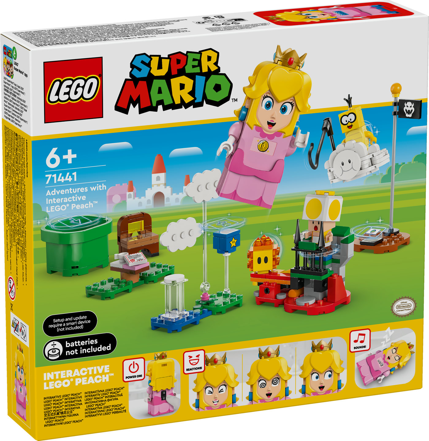 LEGO® Super Mario™ Nuotykiai su interaktyvia LEGO® Peach™ 71441