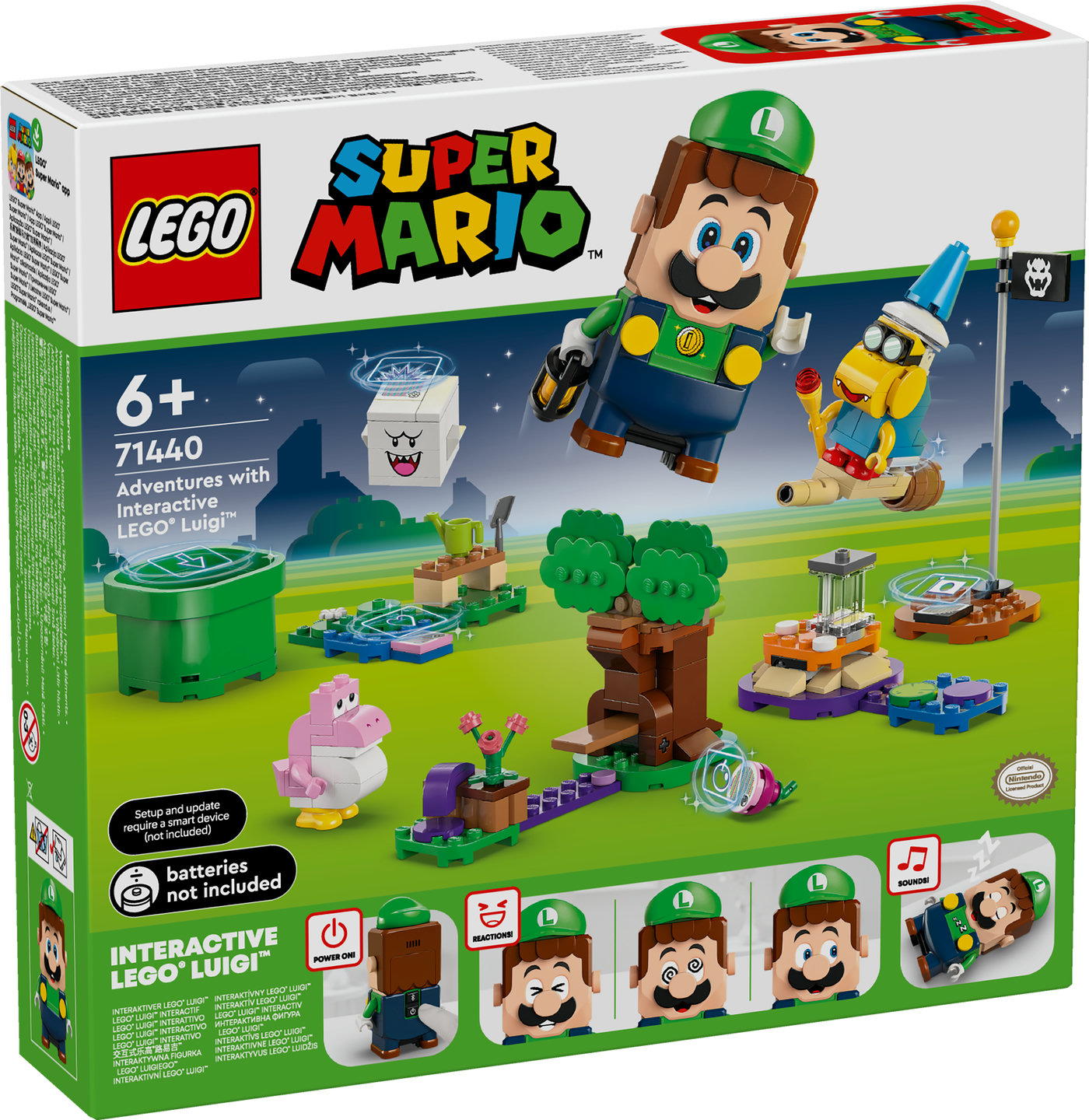 LEGO® Super Mario™ Nuotykiai su interaktyviu LEGO® Luigi™ 71440