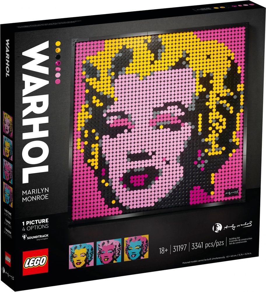 LEGO® Art Andy Warhol’s Marilyn Monroe 31197