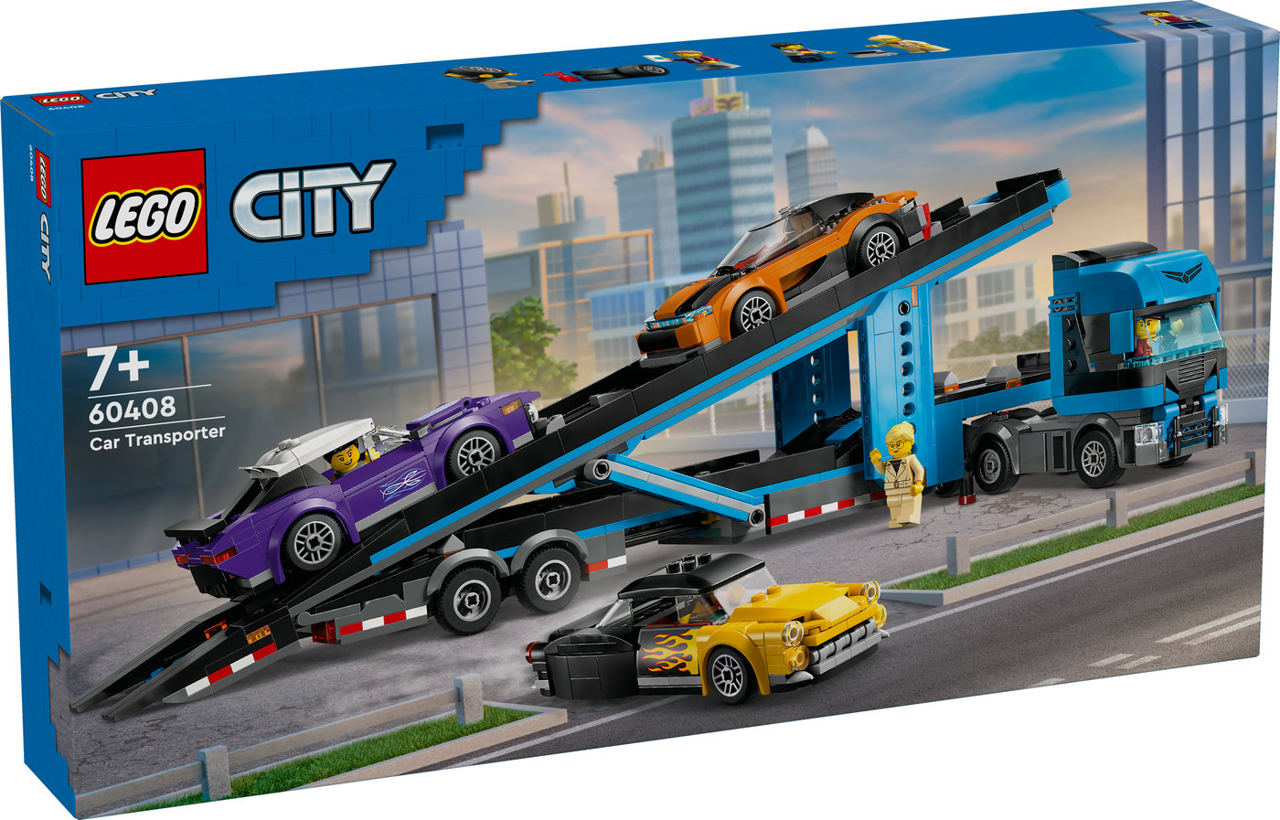 LEGO® City Automobilių transporteris su sportiniais automobiliais 60408