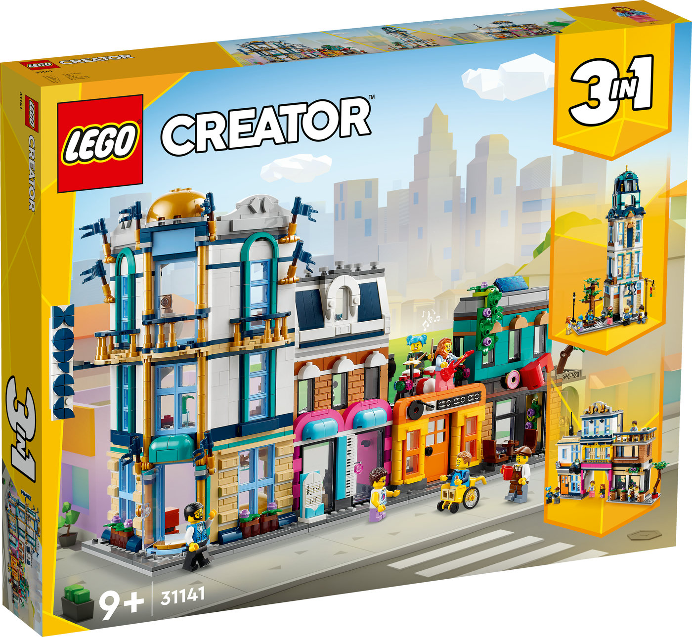 LEGO® Creator Pagrindinė gatvė 31141 Konstravimo rinkinys (1 459 dalys)