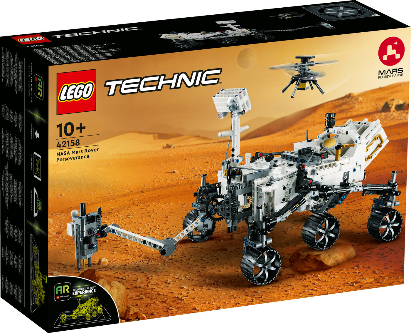 „LEGO® Technic™“ NASA Mars Rover Perseverance 42158 Konstravimo rinkinys (1 132 detalės)