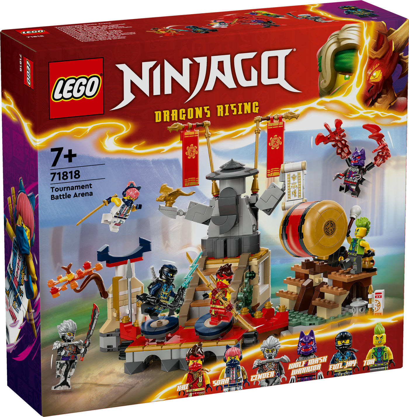 Turnyro kovų arena Žaidimo rinkinys 71818 LEGO® NINJAGO®