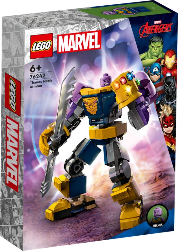 Thanos šarvai-robotas LEGO® Marvel 76242