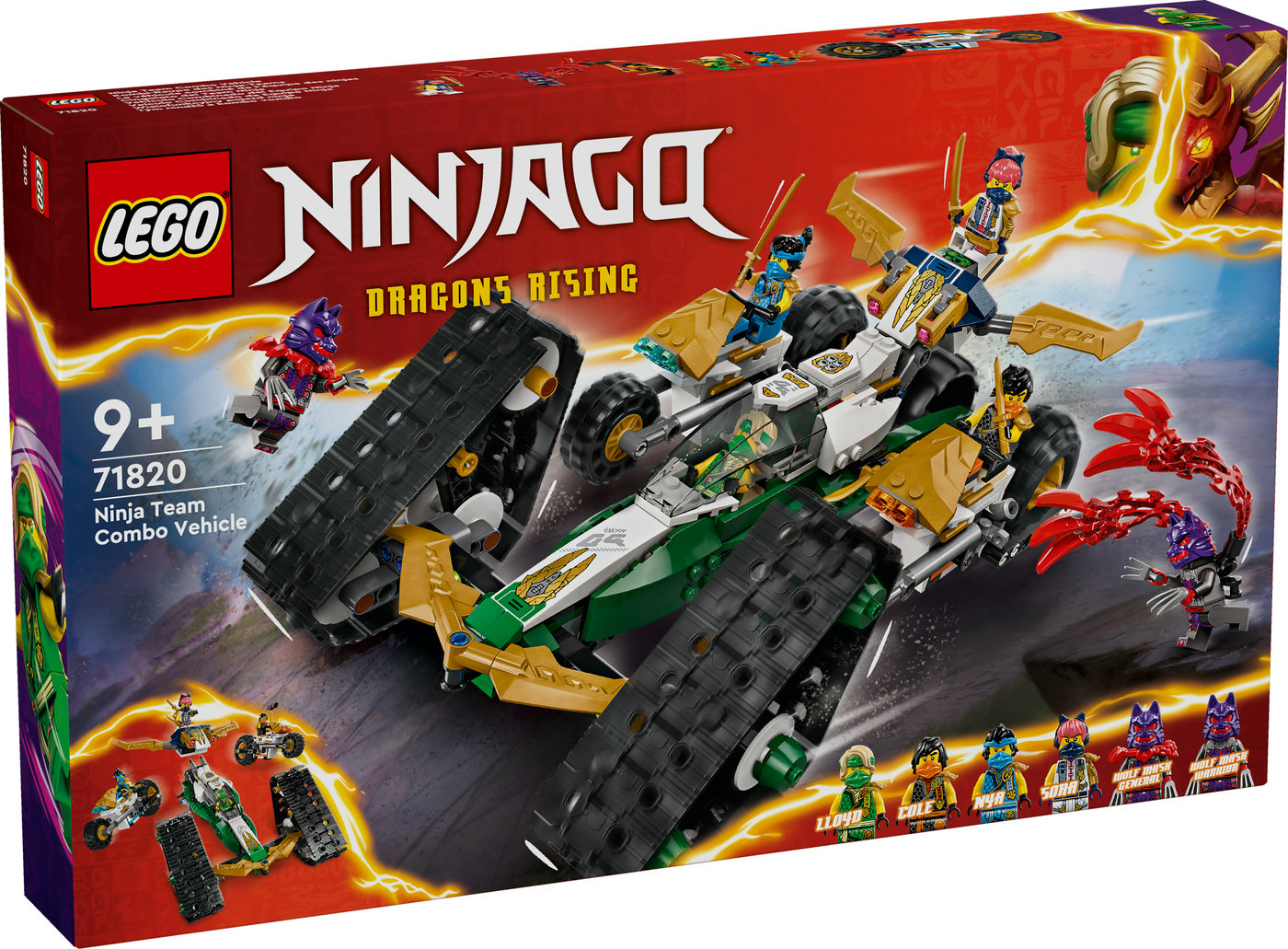 Nindzių komandos kombinuotoji transporto priemonė 71820 LEGO® NINJAGO®