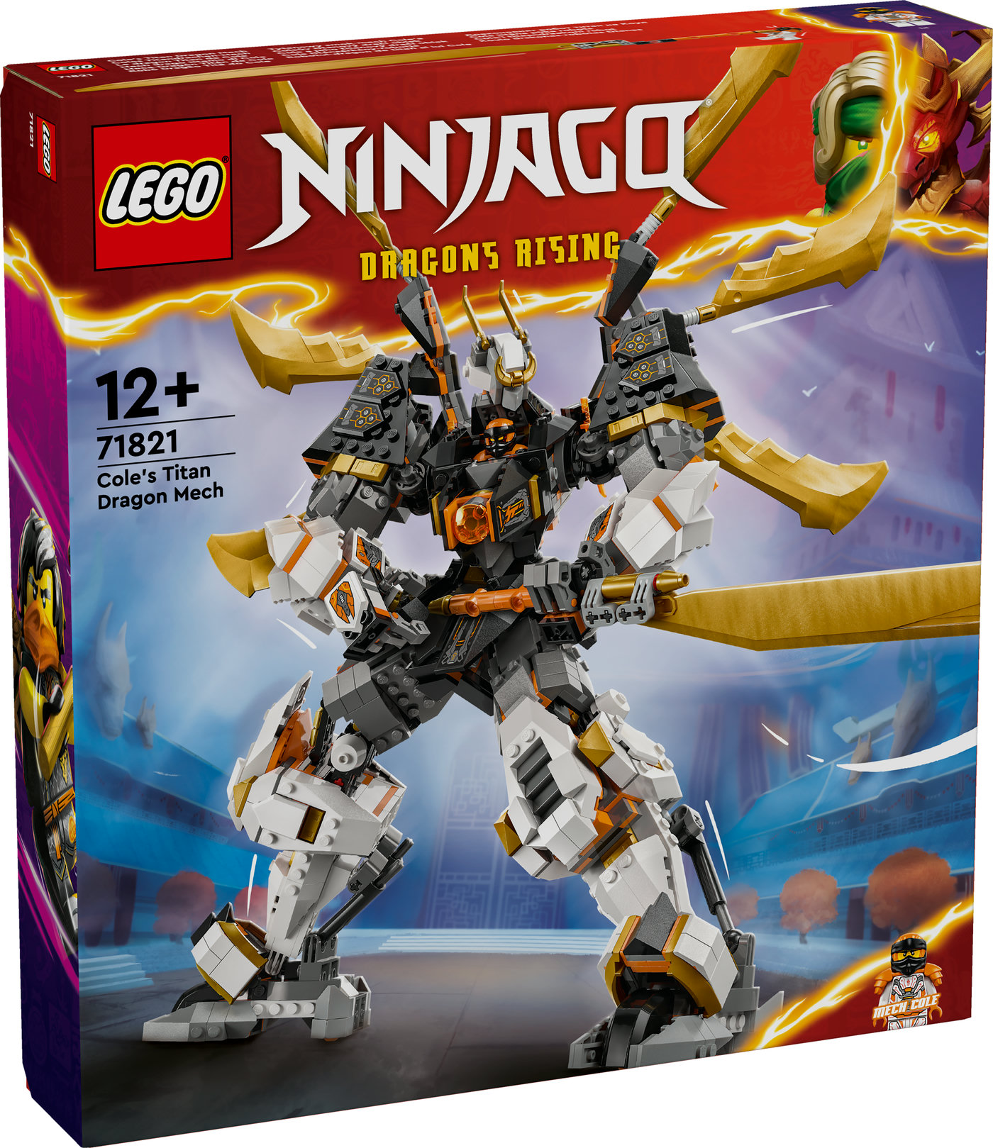 Koulo drakonas-robotas titanas Žaislas 71821 LEGO® NINJAGO®