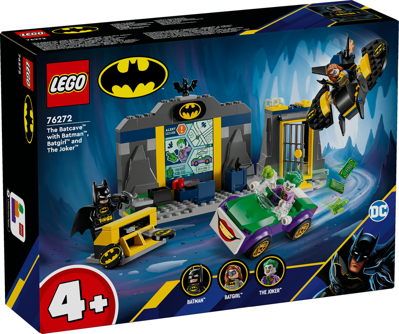 Betmeno ola su Betmenu, Batgirl™ ir Džokeriu 76272 LEGO® DC Batman™