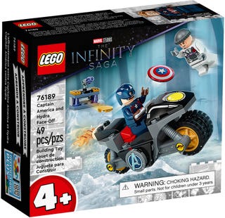 LEGO® Marvel Kapitono Amerika ir Hydra susirėmimas 76189