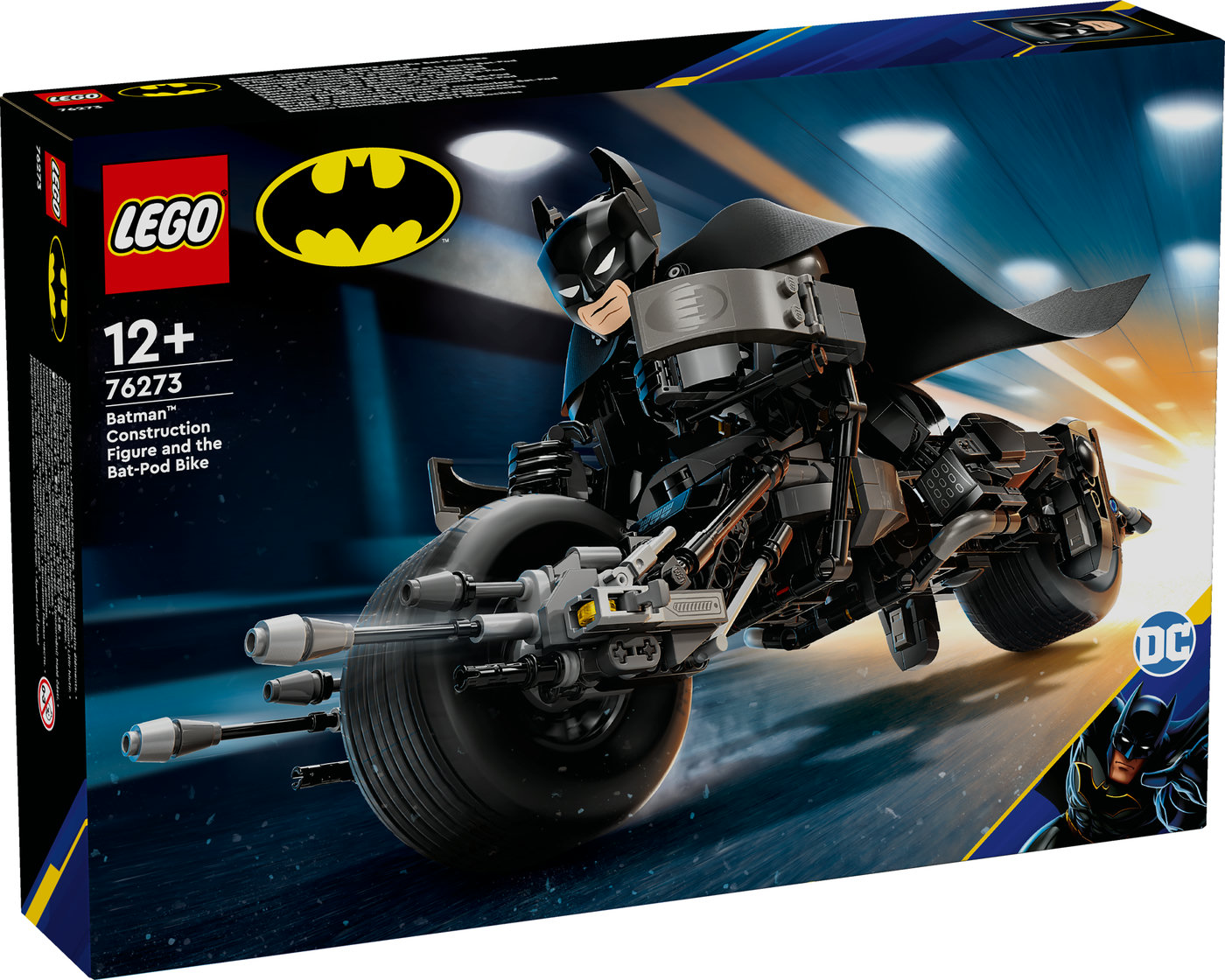 Betmeno konstruojama figūrėlė ir motociklas 76273 LEGO® DC Batman™