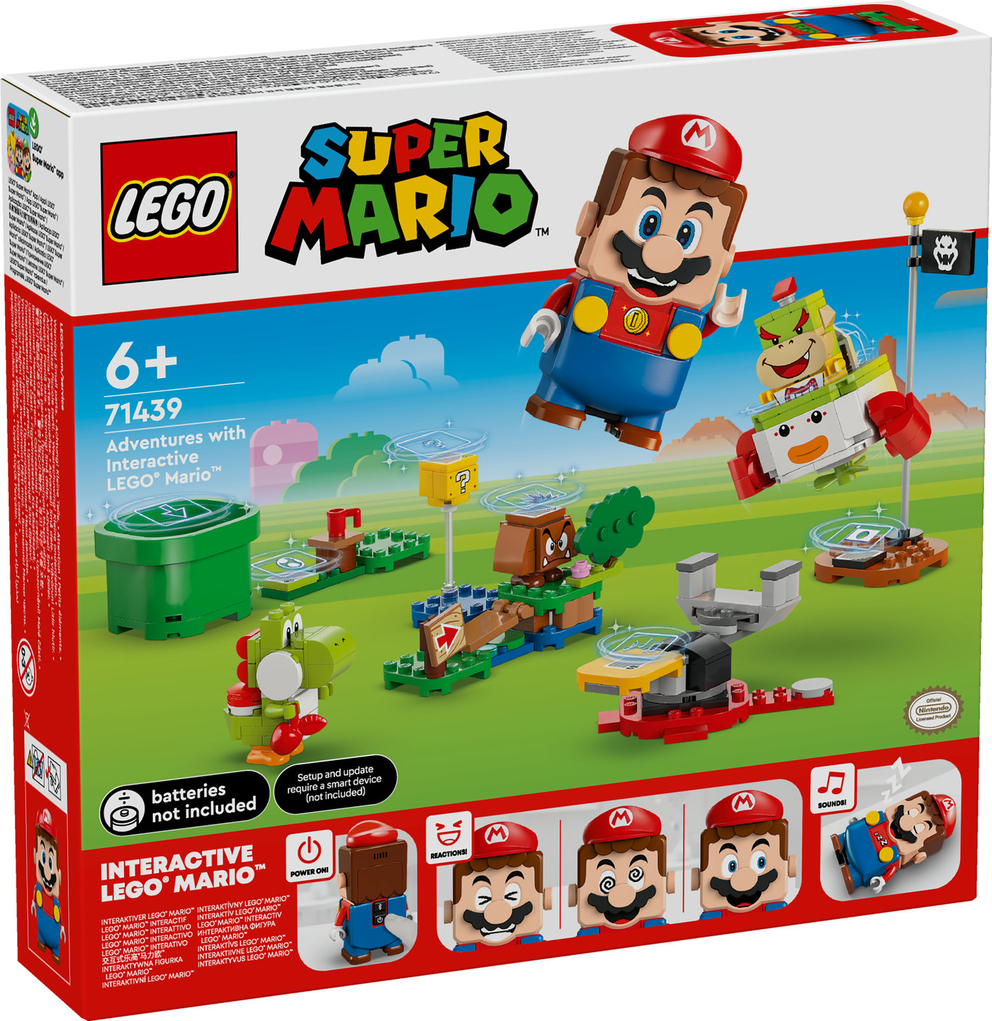 LEGO® Super Mario™ Nuotykiai su interaktyviu LEGO® Mario™ 71439