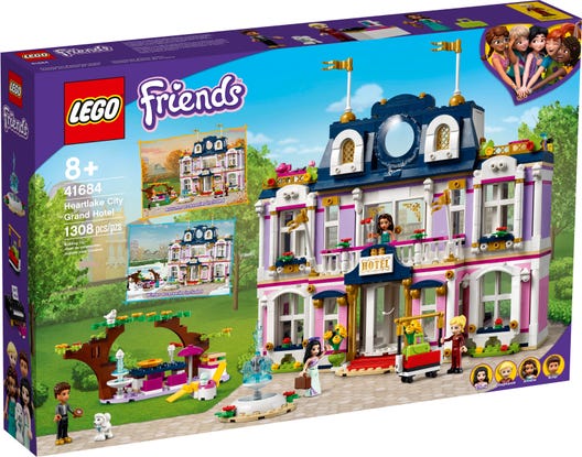 LEGO® Friends Didžiojo Hartleiko viešbutis 41684