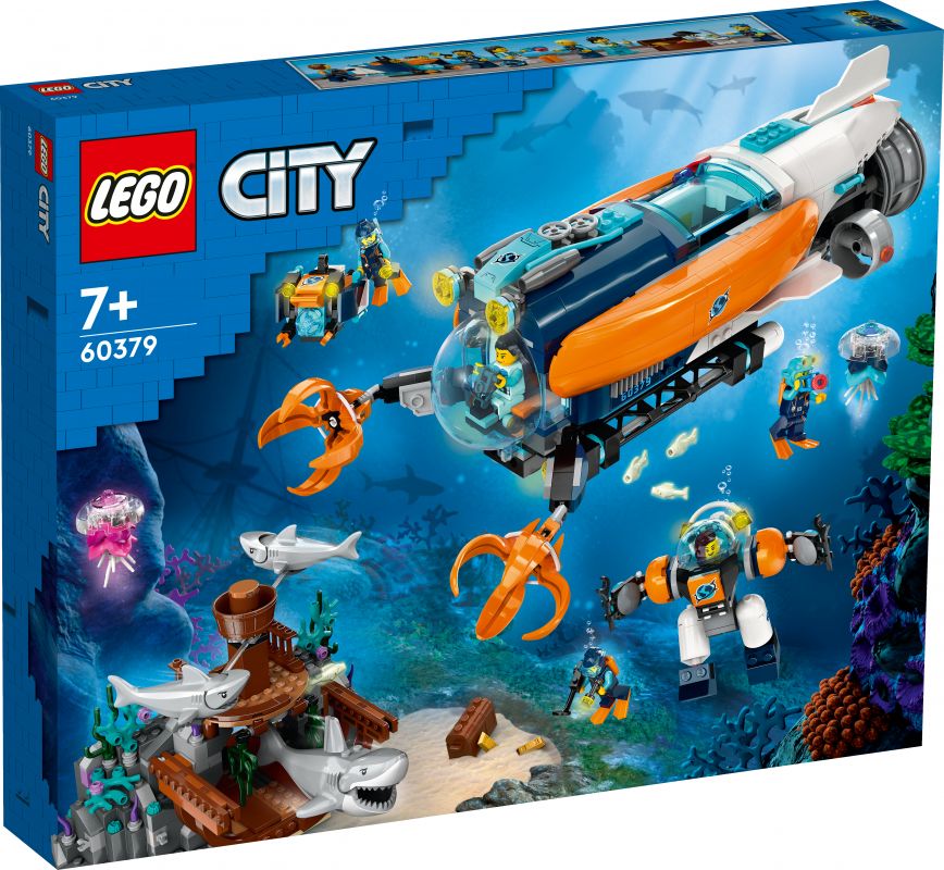 LEGO City Tyrinėtojų giliavandenis povandeninis laivas 60379