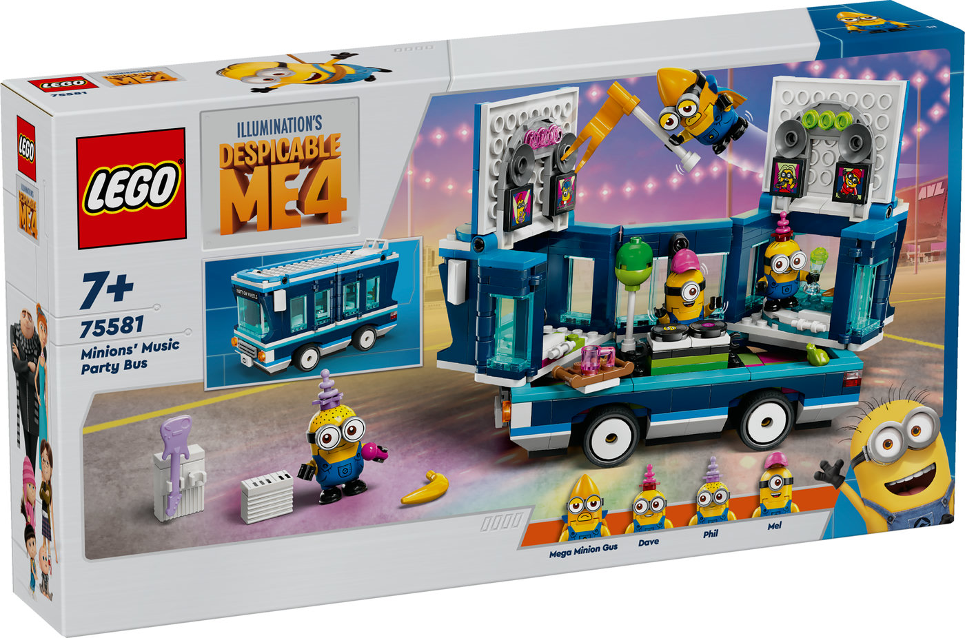 Pakalikų muzikinio vakarėlio autobusas 75581 LEGO® Bjaurusis aš 4