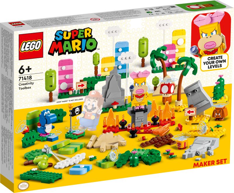 Kūrybinės įrankinės priemonės LEGO® Super Mario™ 71418