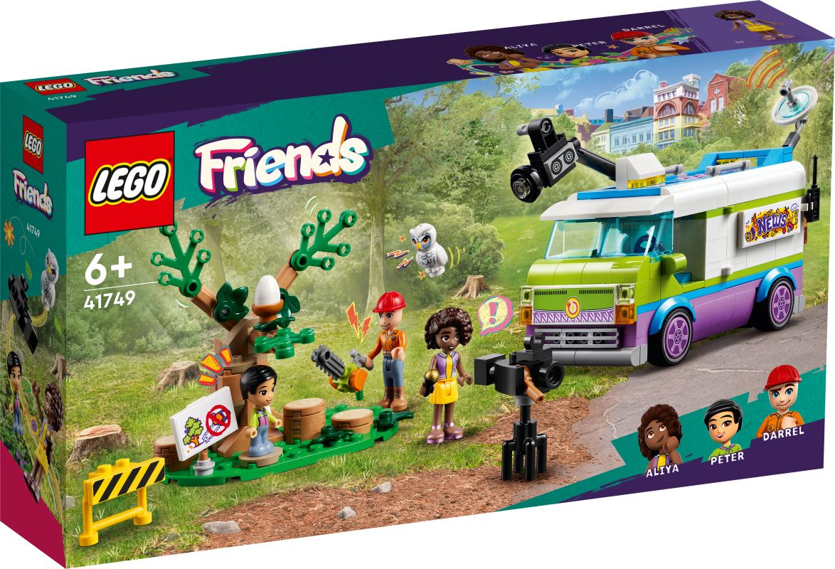 LEGO Friends Naujienų tarnybos furgonas 41749