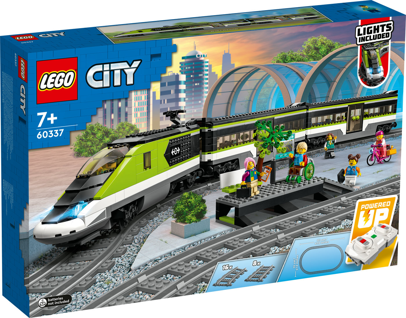 Greitasis keleivinis traukinys 60337 Konstravimo rinkinys (764 dalys) LEGO® City