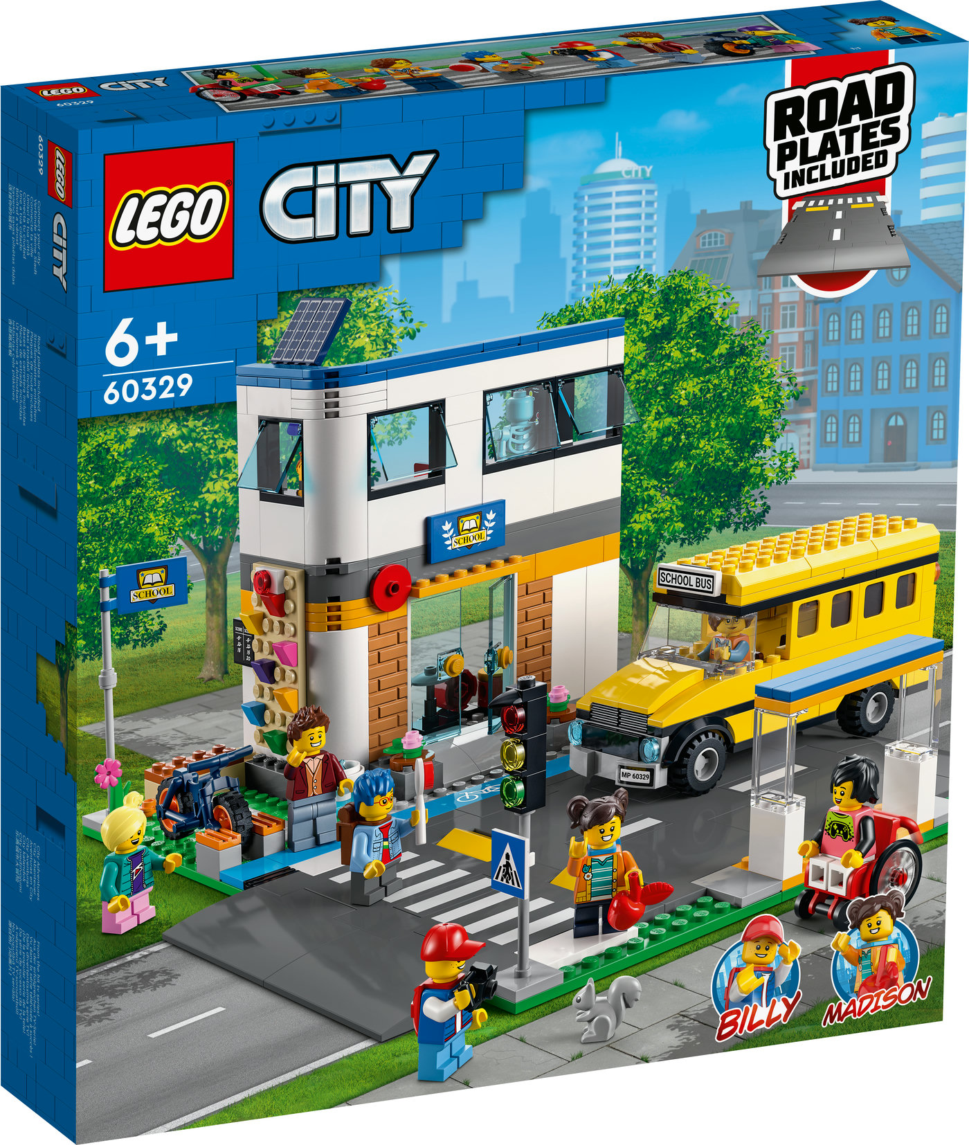 LEGO® City Diena mokykloje 60329 Konstravimo rinkinys (433 dalys)