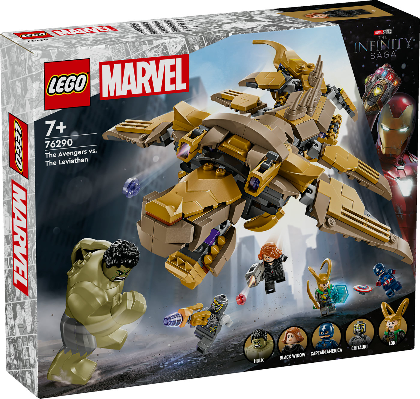 LEGO® Marvel Keršytojai prieš Leviataną Rinkinys 76290