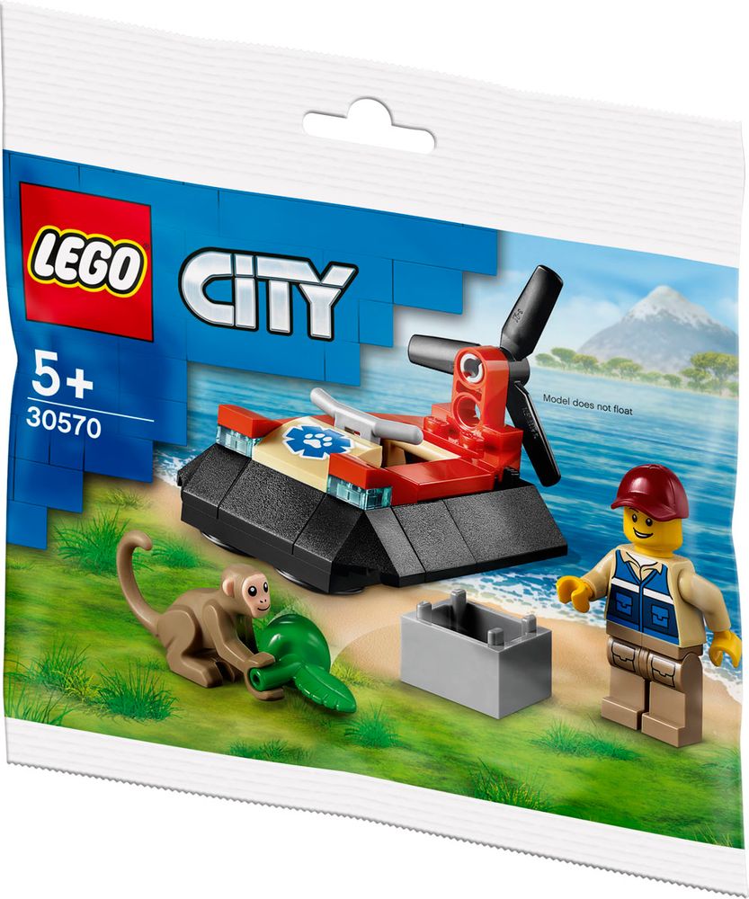 Lego City gelbėjimo motorlaivis 30570