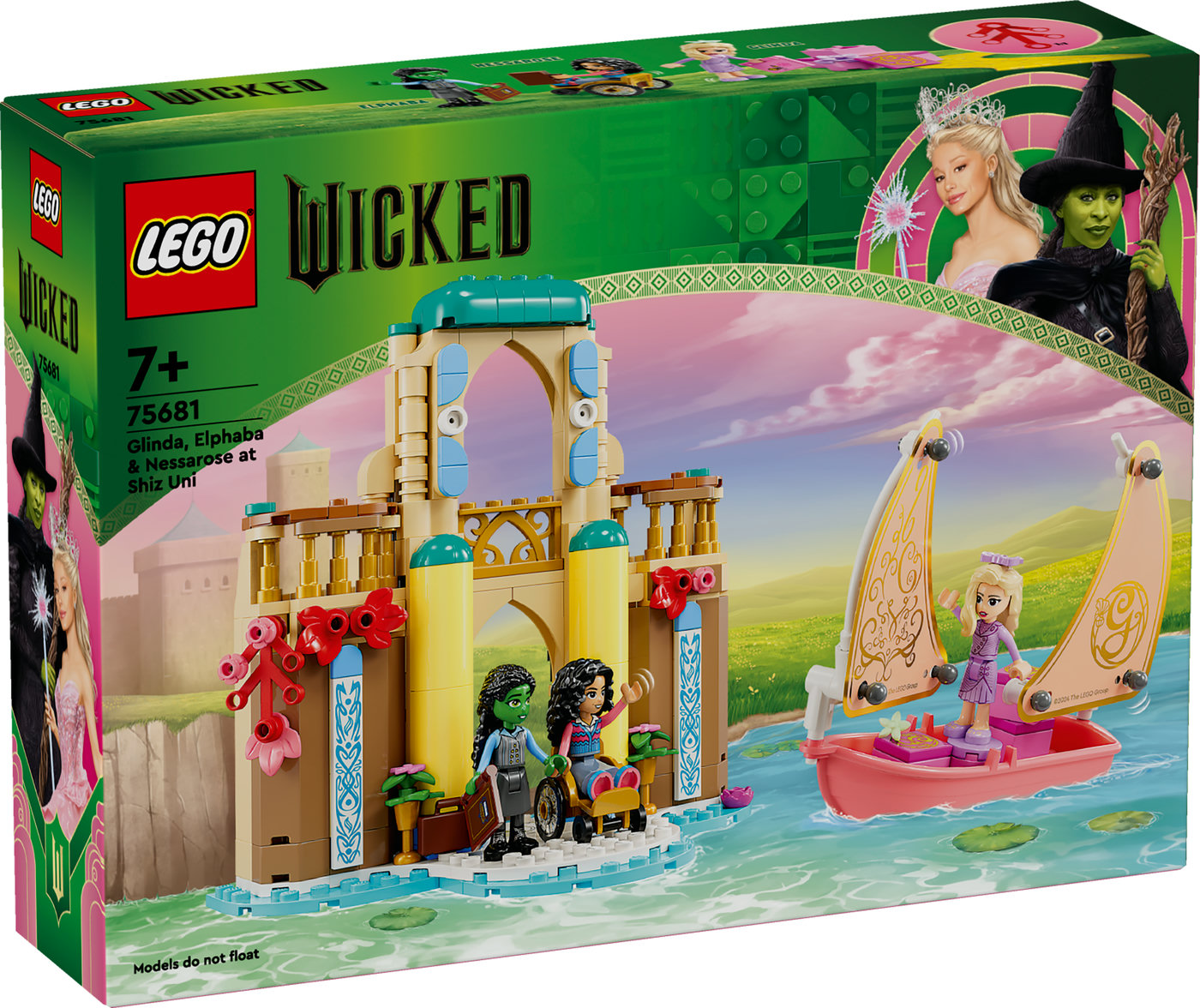 LEGO® Wicked „Glinda, Elphaba ir Nessarose Shiz universitete“ Rinkinys 75681