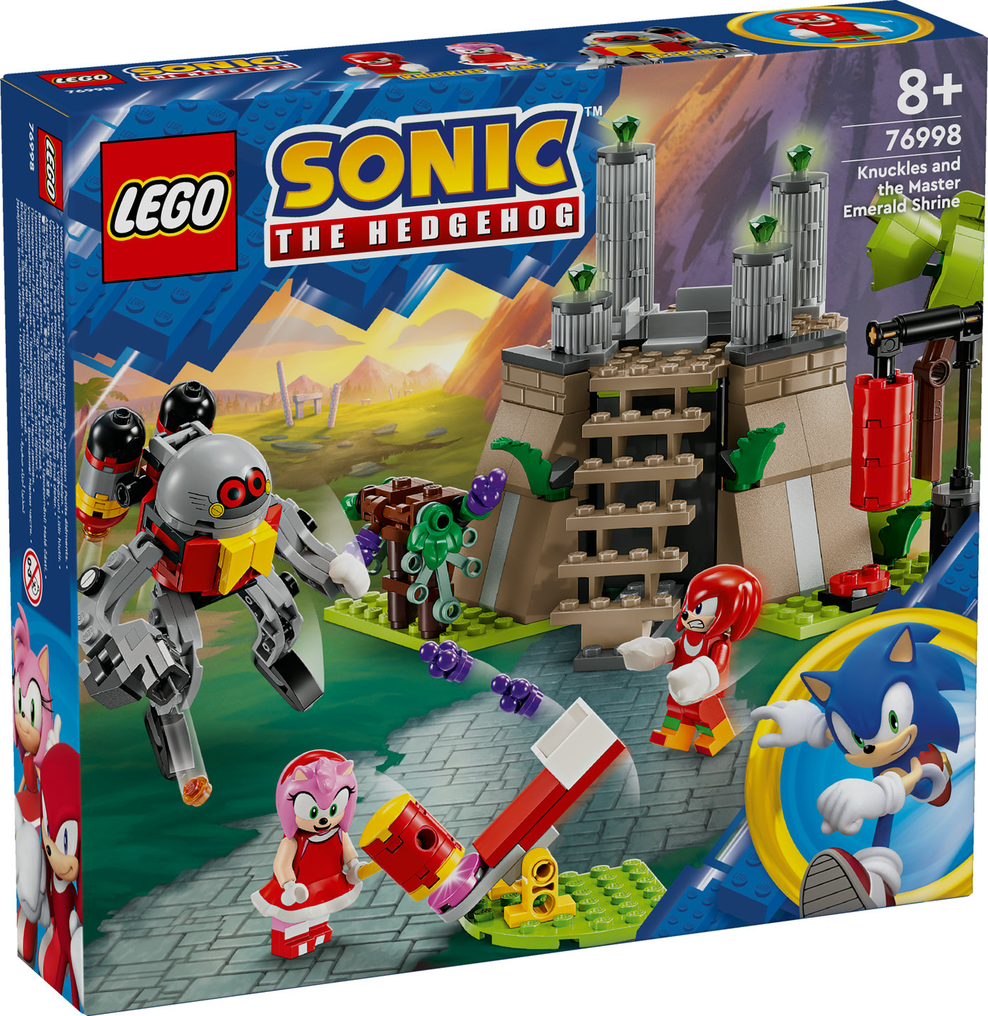 LEGO® Sonic the Hedgehog™ Knuckles ir Master Emerald šventykla 76998