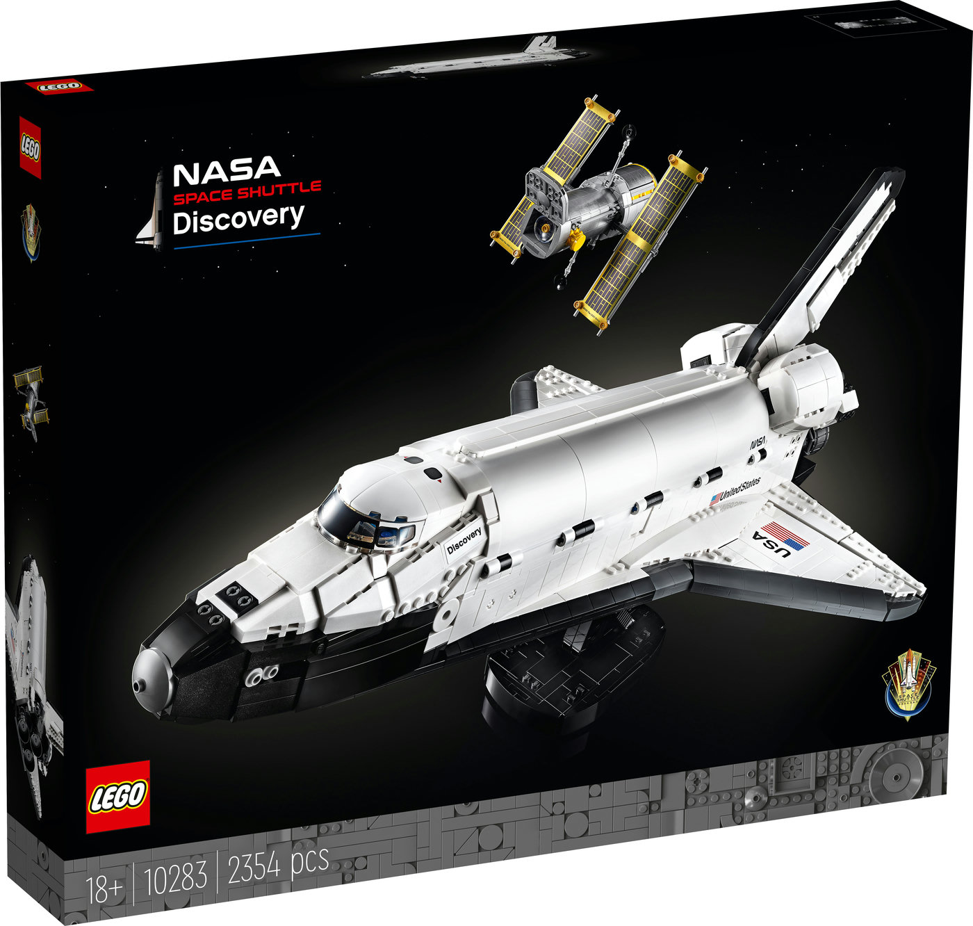 LEGO® NASA daugkartinis erdvėlaivis „Discovery“ 10283 konstravimo rinkinys (2 354 dalys)