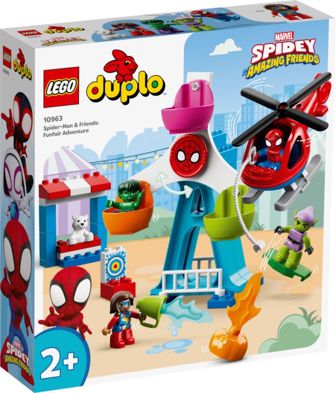 LEGO® DUPLO® Marvel Žmogus voras ir draugai: atrakcionų nuotykiai 10963