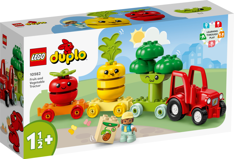 Mano pirmasis vaisių ir daržovių traktorius LEGO® DUPLO® 10982