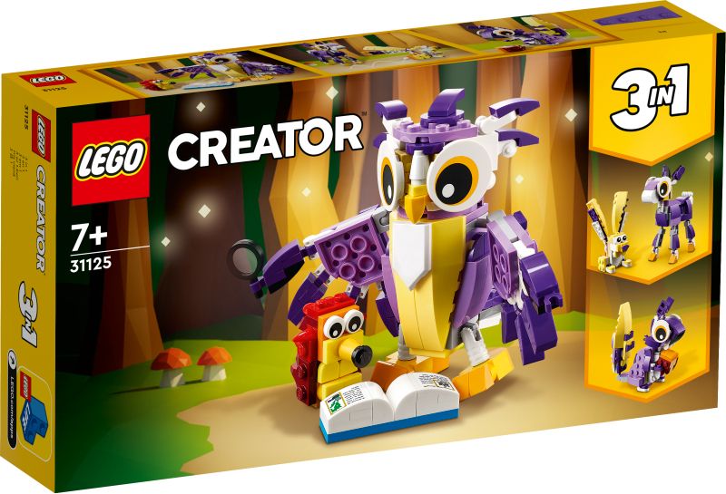 LEGO® Creator 3in1 Fantastiškų miško būtybės 31125