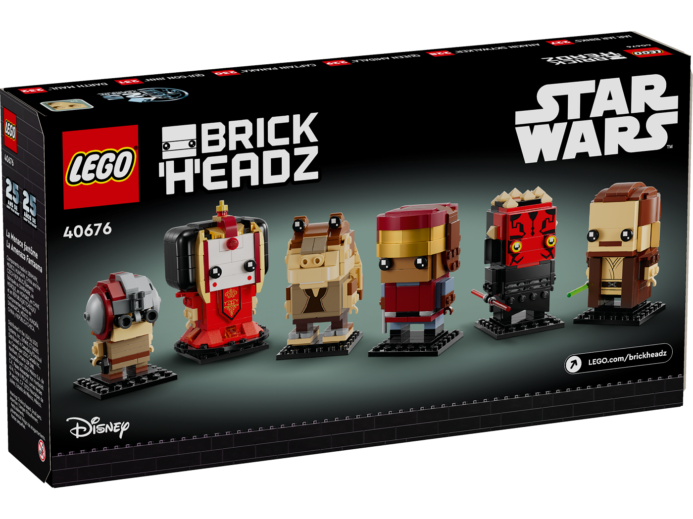 LEGO® BrickHeadz™ Pavojaus šešėlis 40676