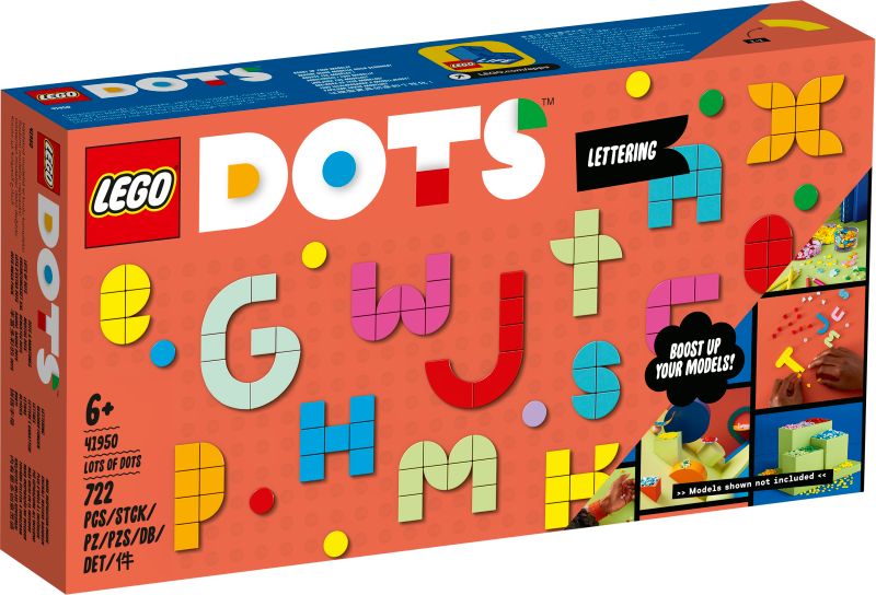 LEGO® DOTS Daugybės DOTS – raidės 41950