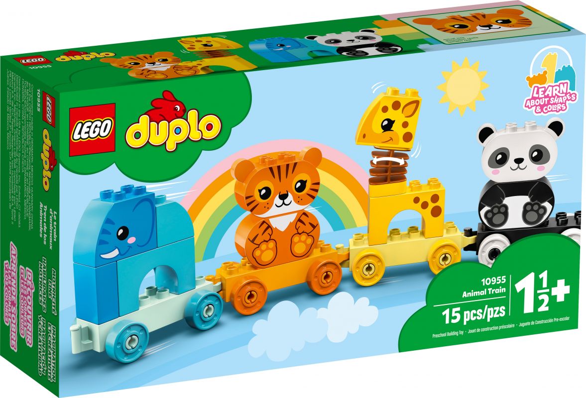 LEGO® DUPLO® Mano pirmasis gyvūnų traukinys 10955