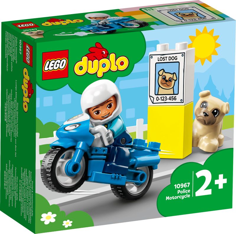 LEGO® DUPLO® Pagalba Policijos motociklas 10967